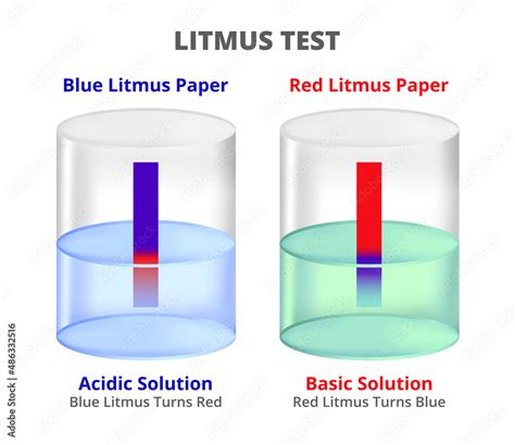 what does it mean when blue litmus paper turns red